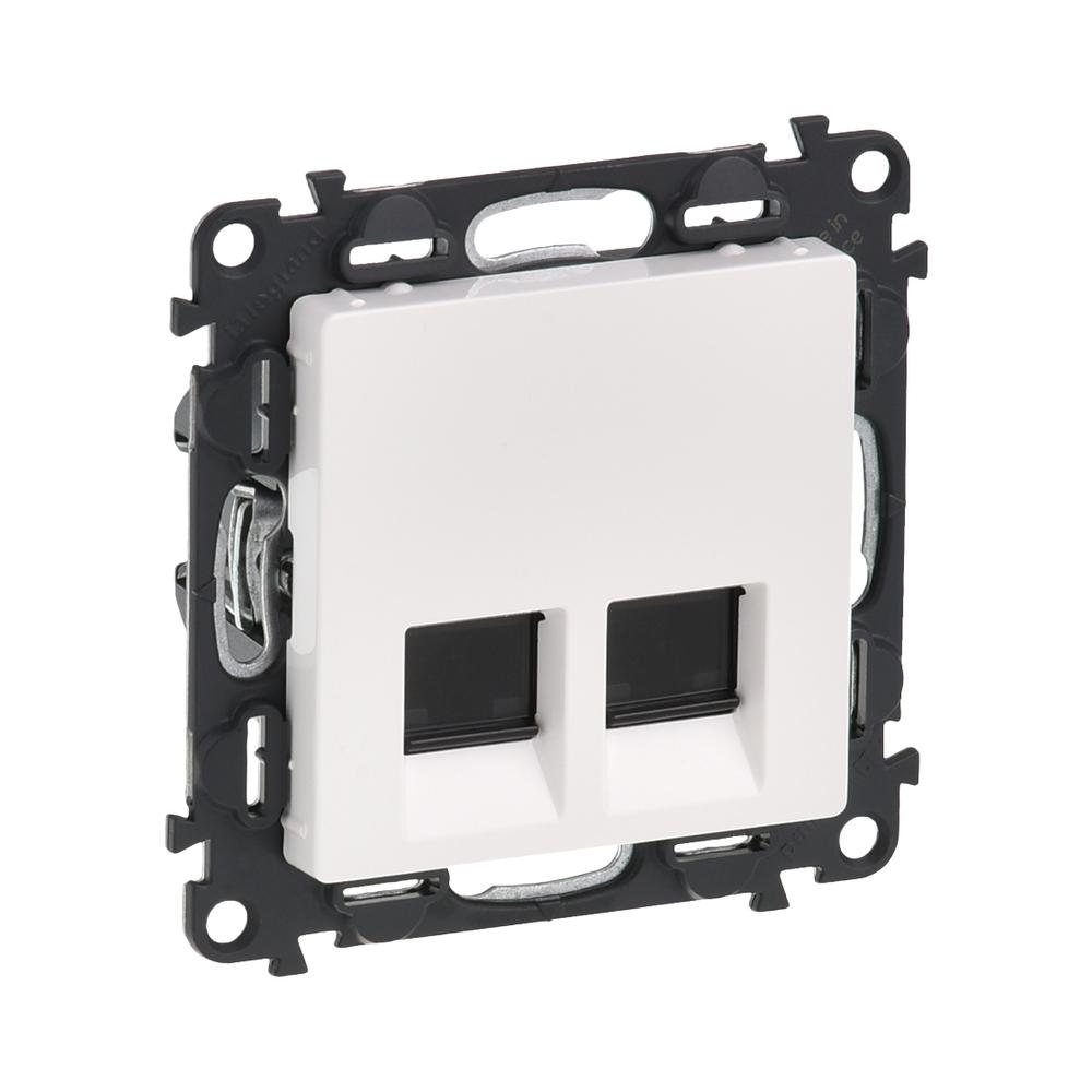 Розетка 2хRJ45 UTP кат.6 LCS Бял  - Legrand Valena Life 753143