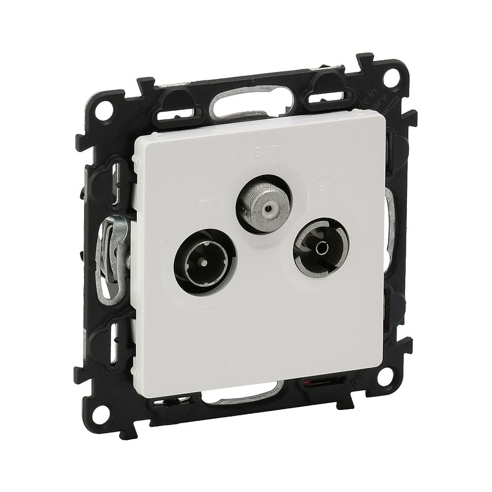 TV-R-SAT Розетка крайна 2400 MHz 10dB Бял  - Legrand Valena Life 753164