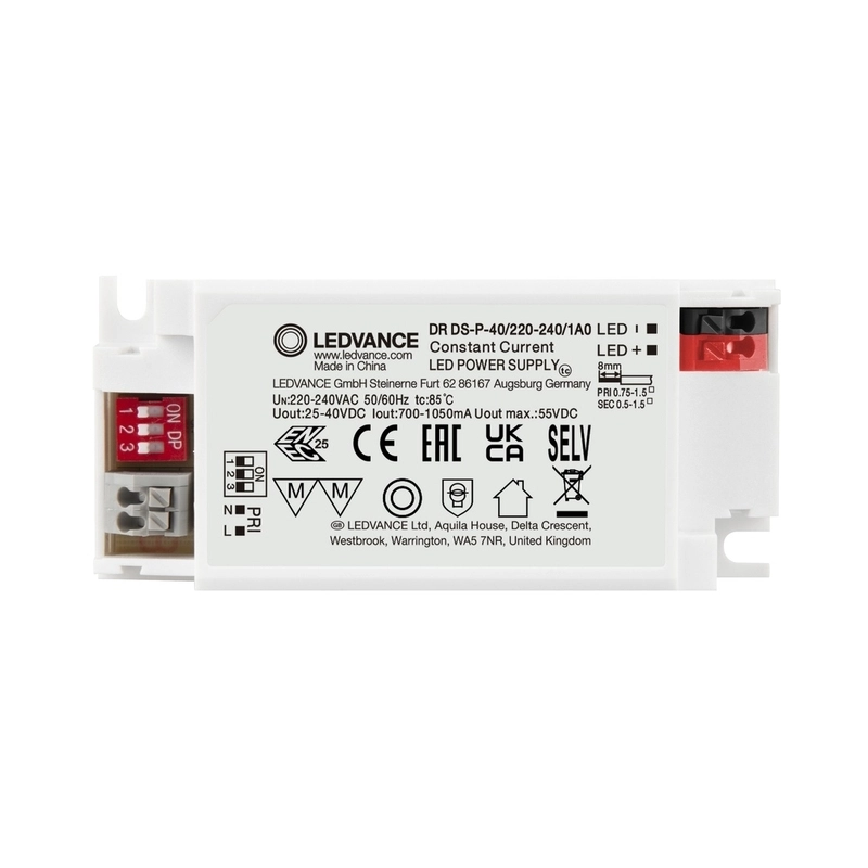 LED захранване 40W/220V AC/DC, deep switch DR DS-P -40/220-240/1AO - LEDVANCE LED DRIVER DIP-SWITCH