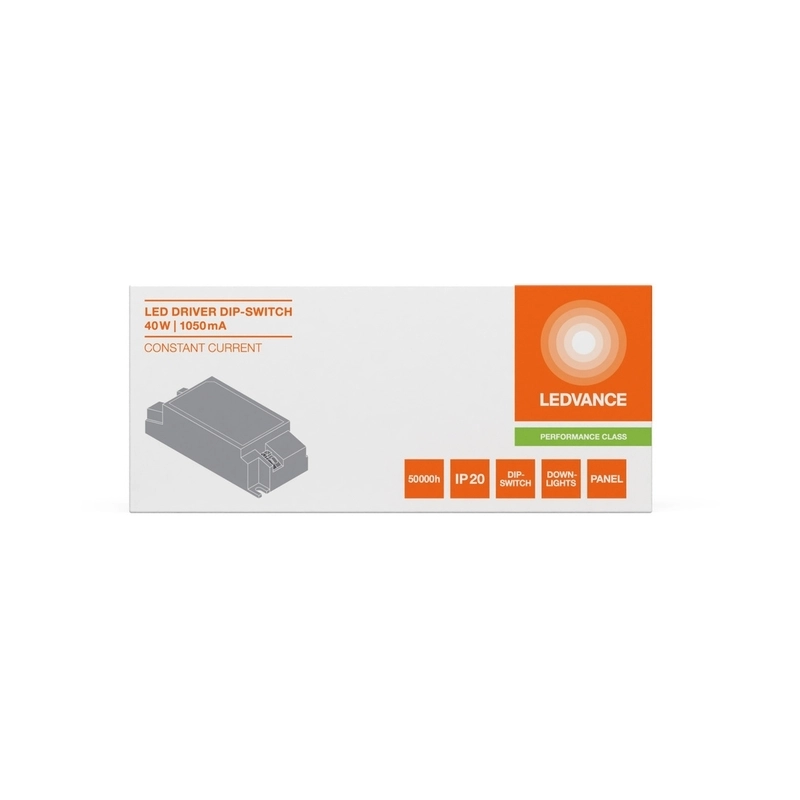 LED захранване 40W/220V AC/DC, deep switch DR DS-P -40/220-240/1AO - LEDVANCE LED DRIVER DIP-SWITCH