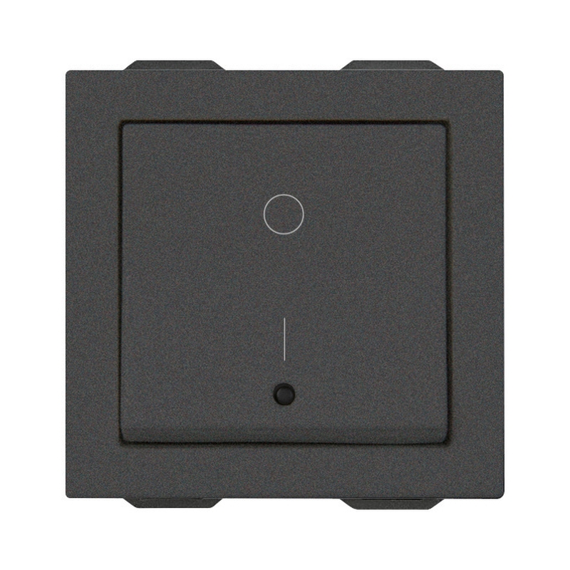 Двуполюсен ключ I/O 32A 2M Карбон мат  - VIMAR Neve Up 09020.CM