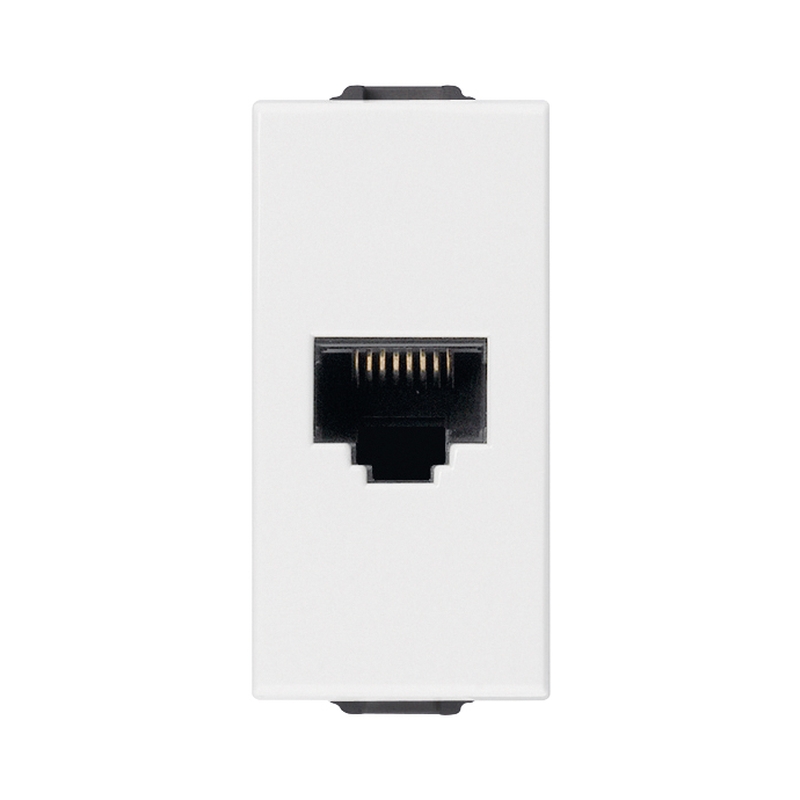 Розетка RJ45 FTP cat.6a Netsafe 1M Бял  - VIMAR Neve Up 09339.16