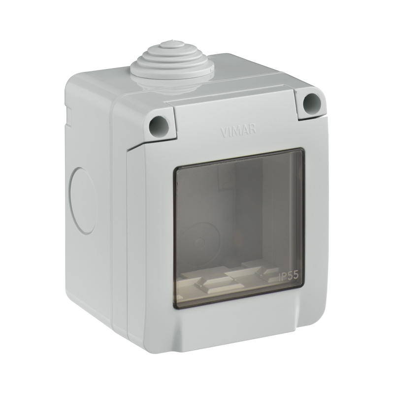 Кутия за открит монтаж 2M IP55 Сив  - VIMAR Neve Up 09902