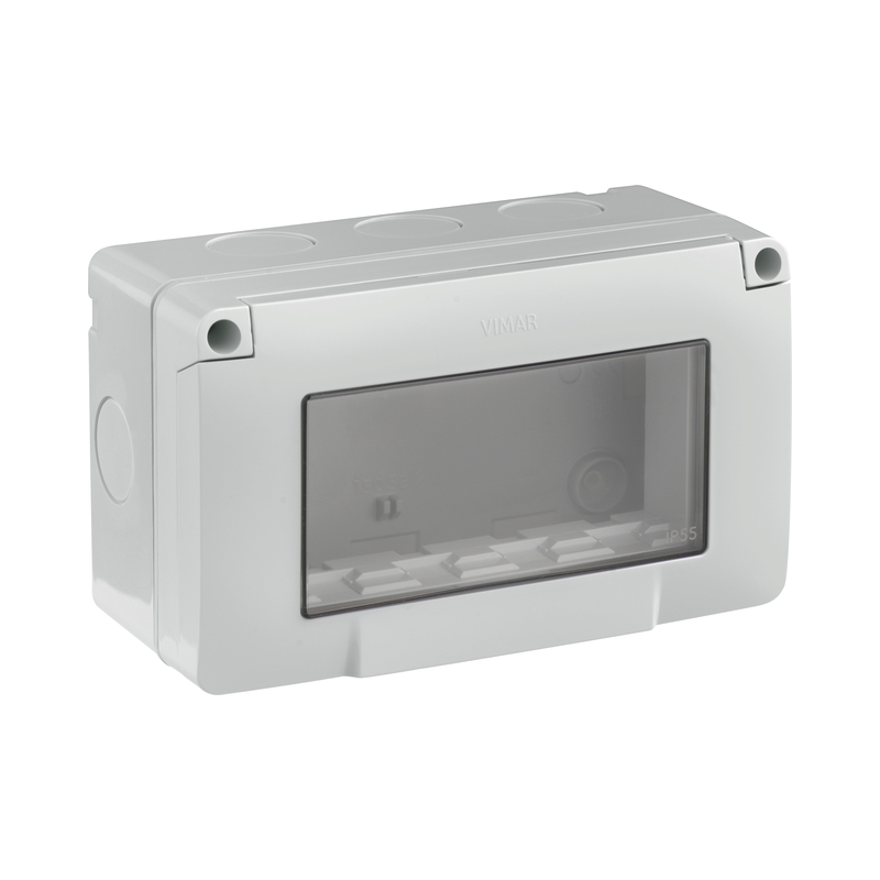 Кутия за открит монтаж 4M IP55 Сив  - VIMAR Neve Up 09904