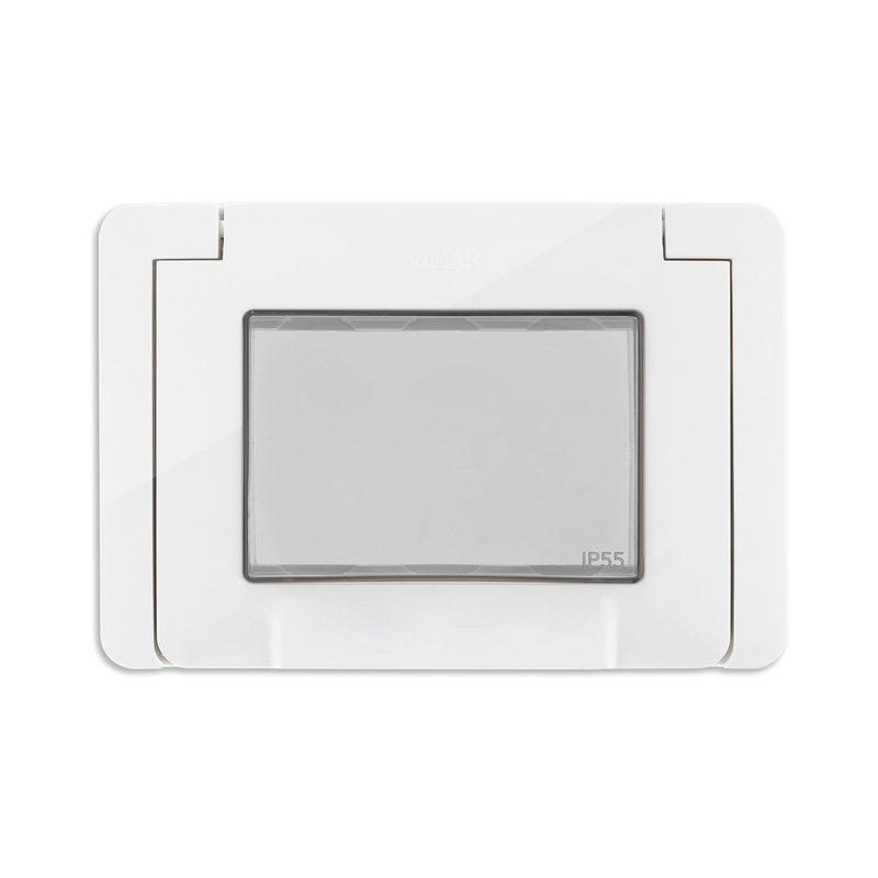 Водоустойчив лицев панел винт 3M IP55 Бял  - VIMAR Neve Up 09913.01