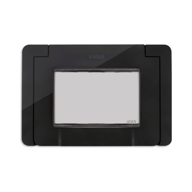 Водоустойчив лицев панел винт 3M IP55 Черен  - VIMAR Neve Up 09913.04