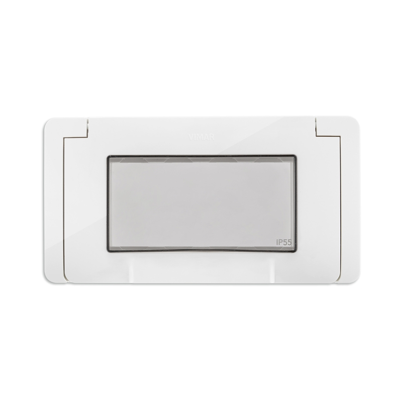 Водоустойчив лицев панел винт 4M IP55 Бял  - VIMAR Neve Up 09914.01