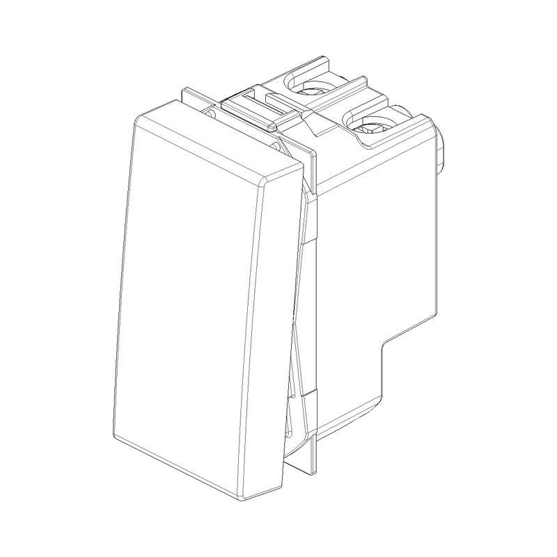 Бутон 10A 1M Бял  - VIMAR Neve Up 09008
