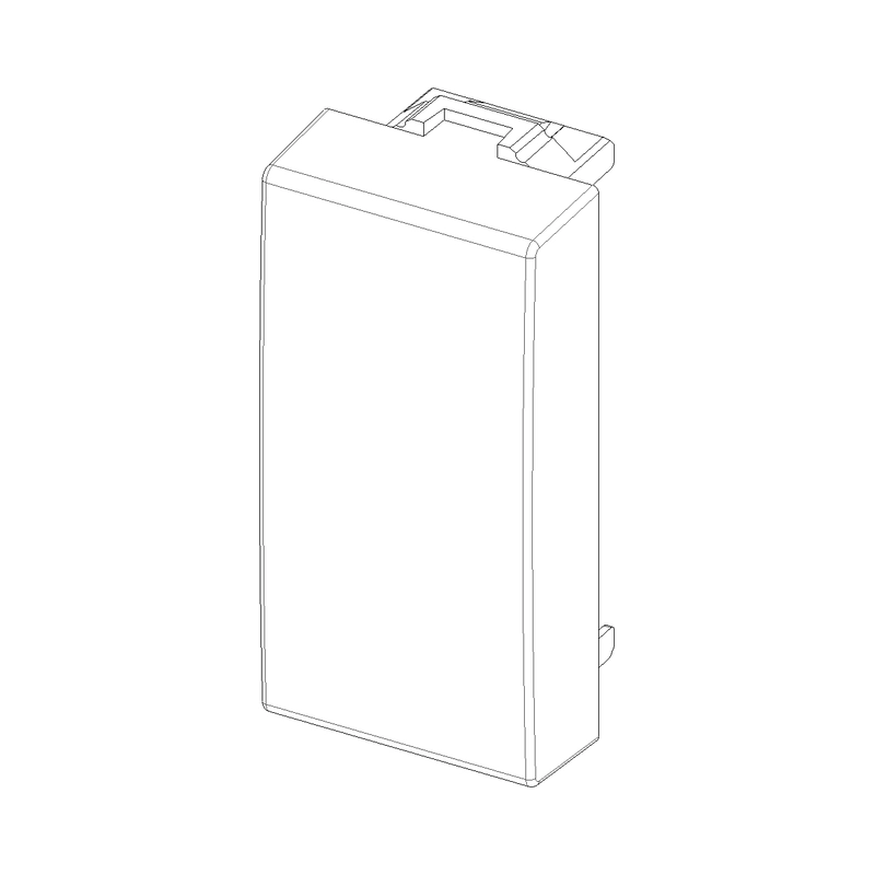 Празен модул 1M Карбон мат  - VIMAR Neve Up 09041.CM