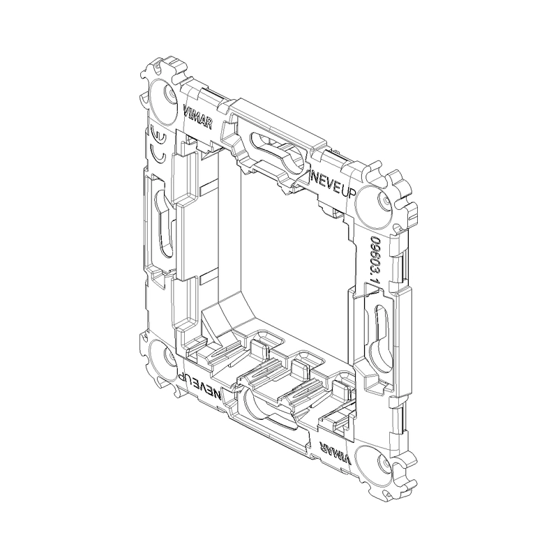 Монтажна рамка без винт 2M 71mm Neve Up - VIMAR Neve Up 09603.1