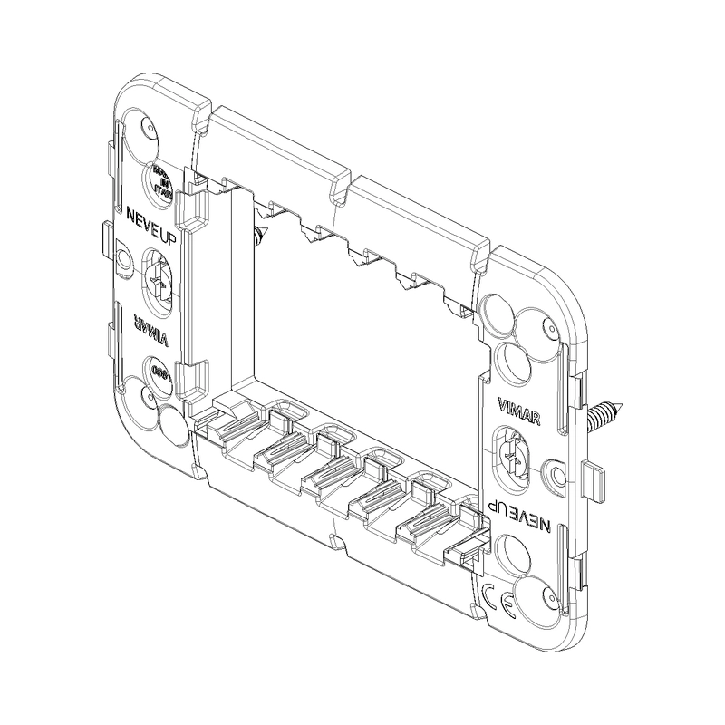 Монтажна рамка с винт 3M  - VIMAR Neve Up 09613