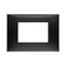 Декоративна рамка 3M Черен гланц  - VIMAR Neve Up 09673.04