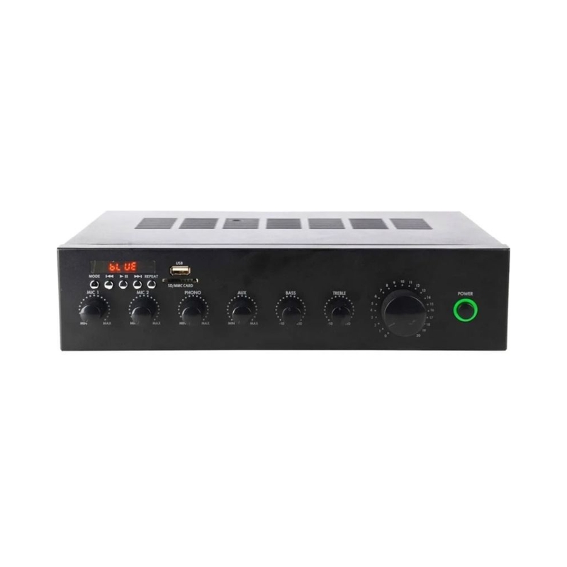 Инсталационен усилвател, изходна мощност: 60W / 100V - Pearller PA-60MBT