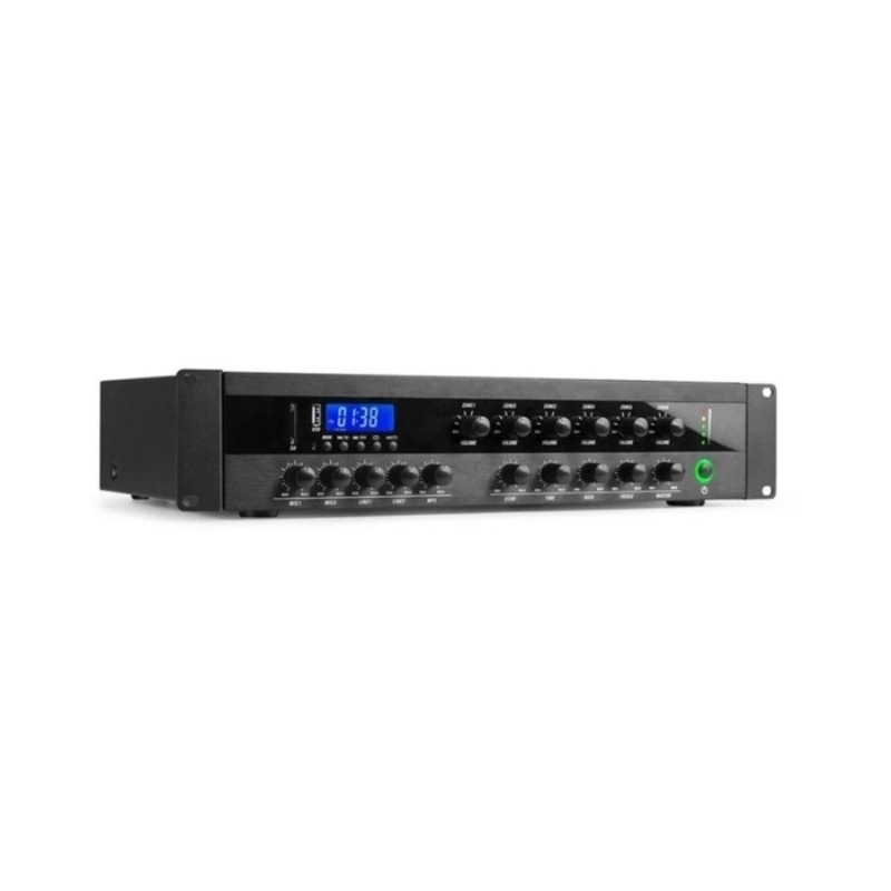 Инсталационен усилвател, 6 зони, изходна мощност: 250W / 100V - Pearller PAD-250W