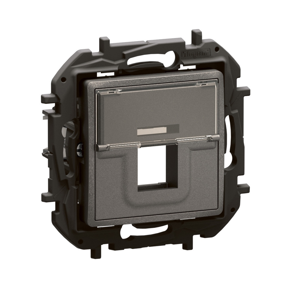 Адаптор KEYSTONE за RJ45 Сив  - Legrand Niloe New NP170MG