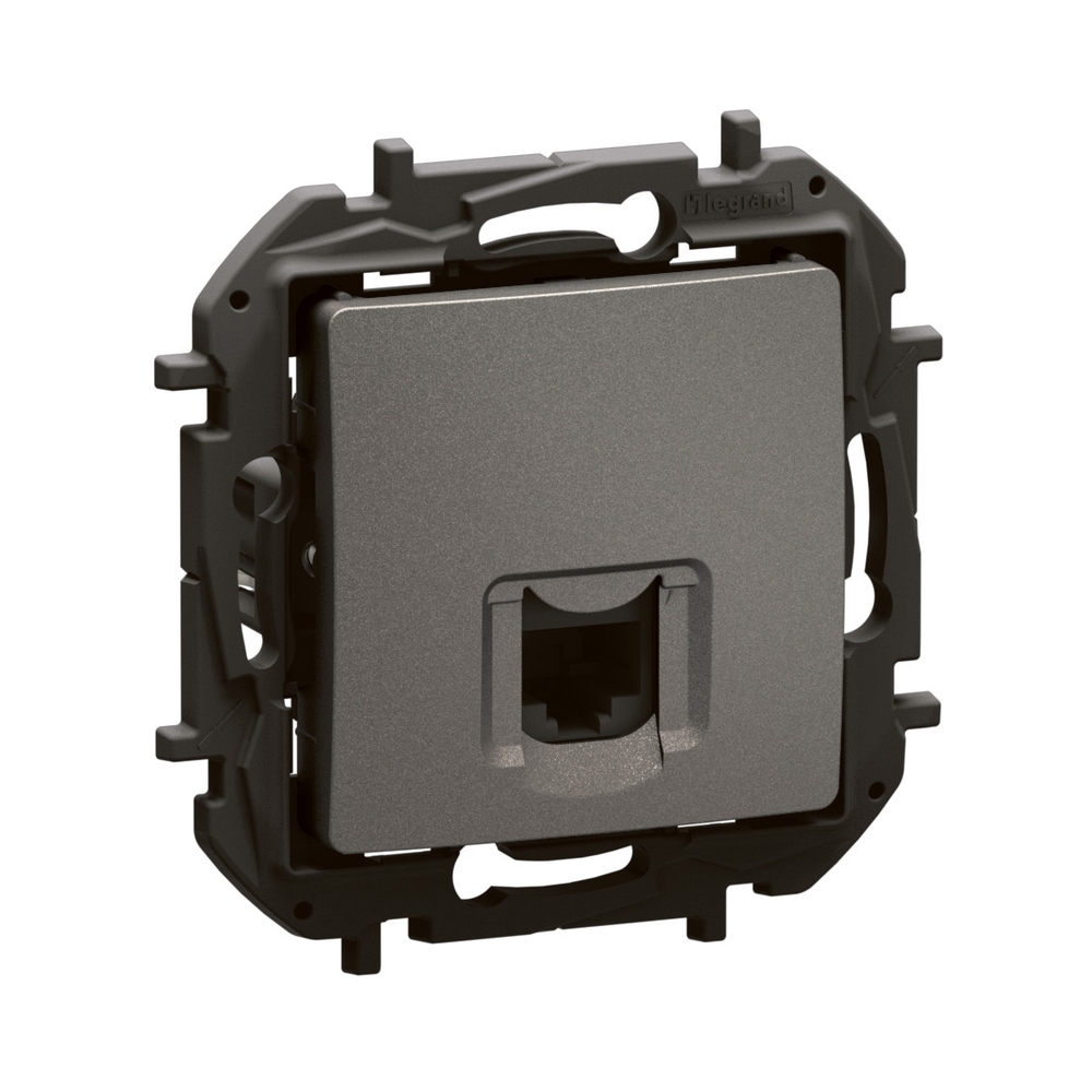 Розетка RJ45 STP cat.6A Сив  - Legrand Niloe New NP4305MG