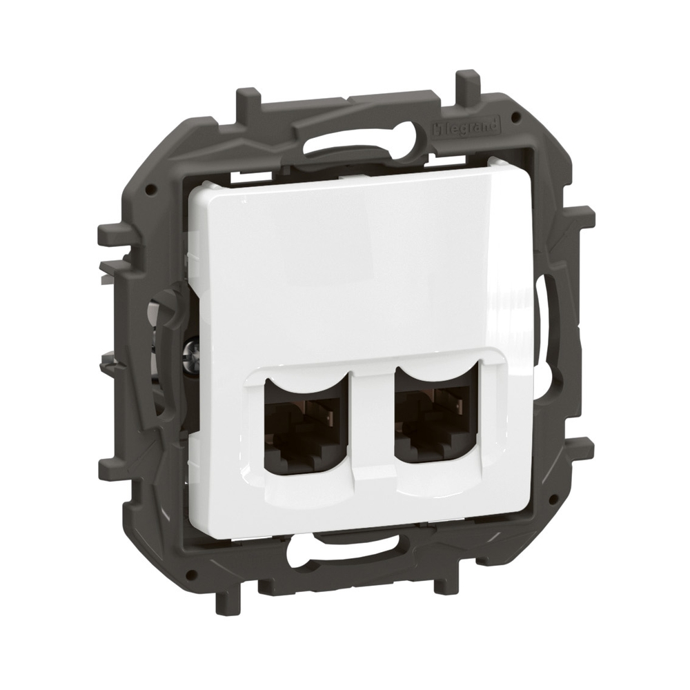 Розетка 2x RJ45 FTP cat.6 Бял  - Legrand Niloe New NP4332WH