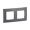 Рамка 2x Светло сив  - Legrand Niloe New NP112MG