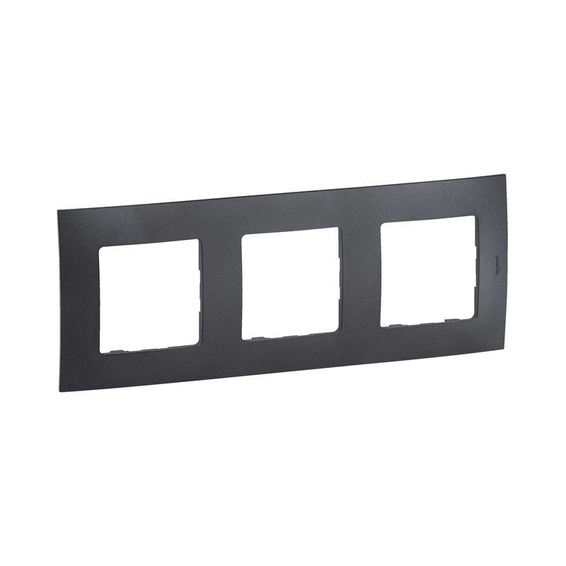 Рамка 3x Тъмно сив  - Legrand Niloe New NP113GR