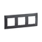 Рамка 3x Тъмно сив  - Legrand Niloe New NP113GR