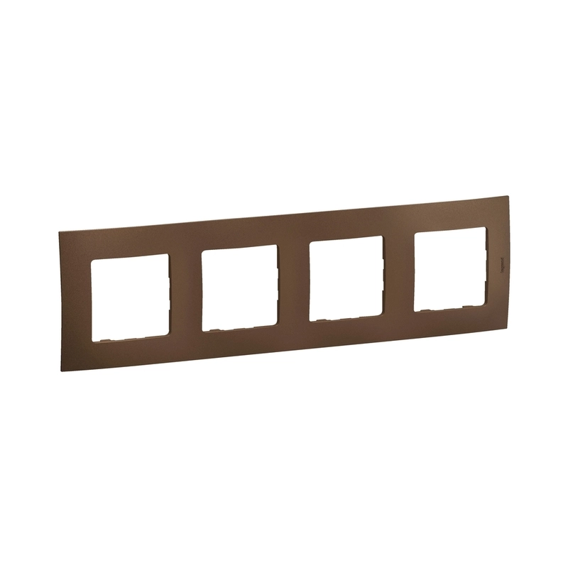 Frame 4x Bronze - Legrand Niloe New NP114DB