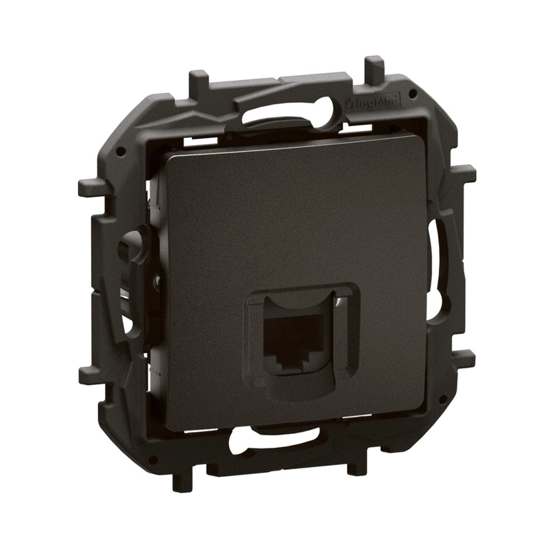 RJ45 UTP socket cat.5e Black - Legrand Niloe New NP4301BK