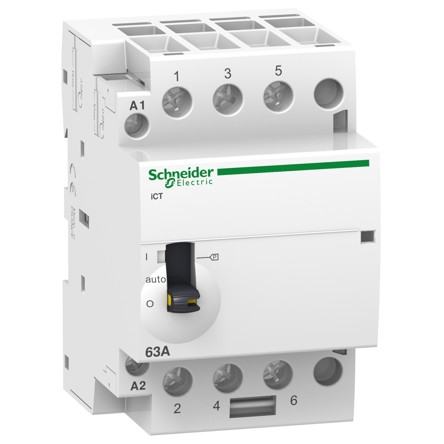 Контактор iCT 40A 3NO 220...240V 50Hz MO - SCHNEIDER ELECTRIC Acti 9 iCT A9C21843