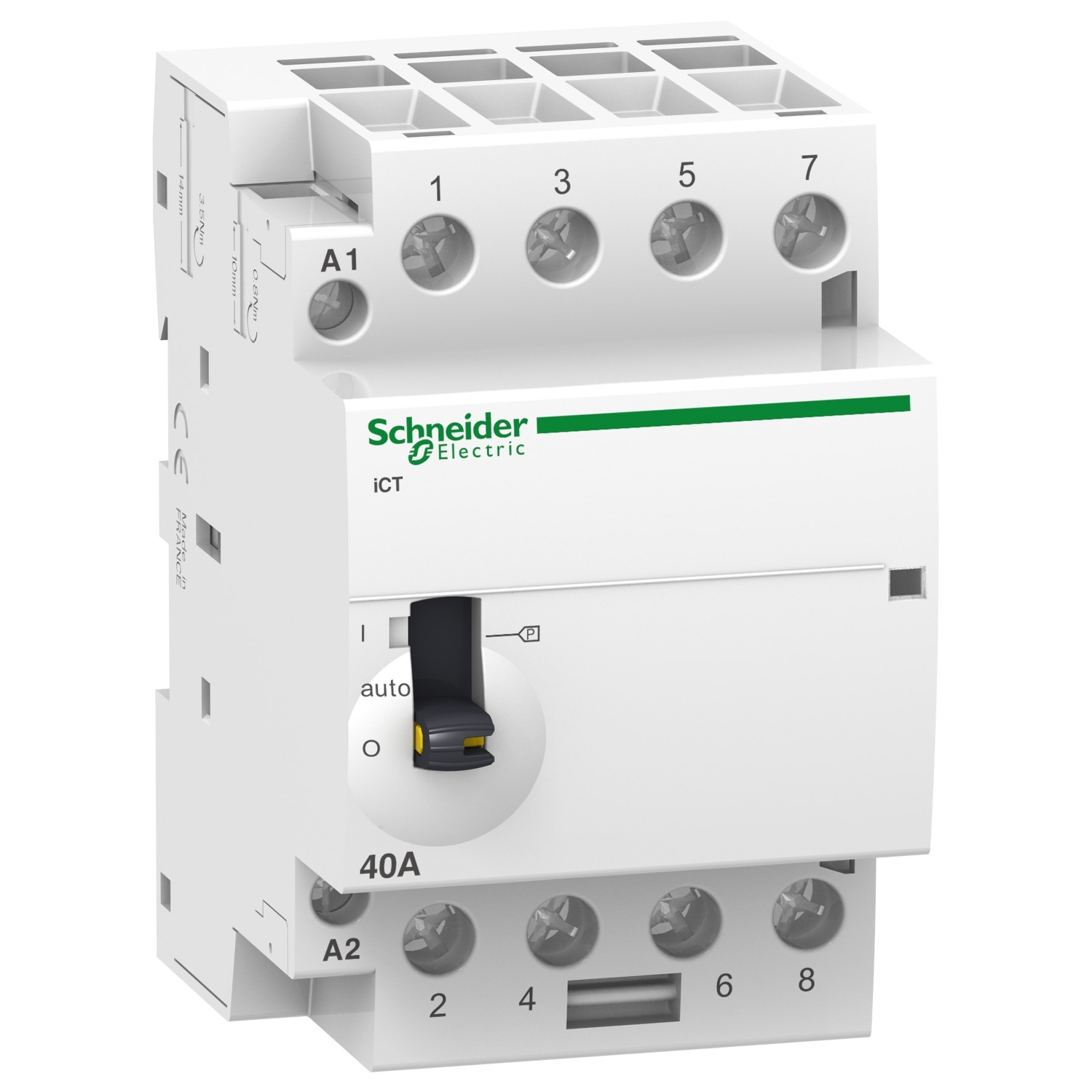 Контактор iCT 40A 4NO 220...240V 50Hz MO - SCHNEIDER ELECTRIC Acti 9 iCT A9C21844