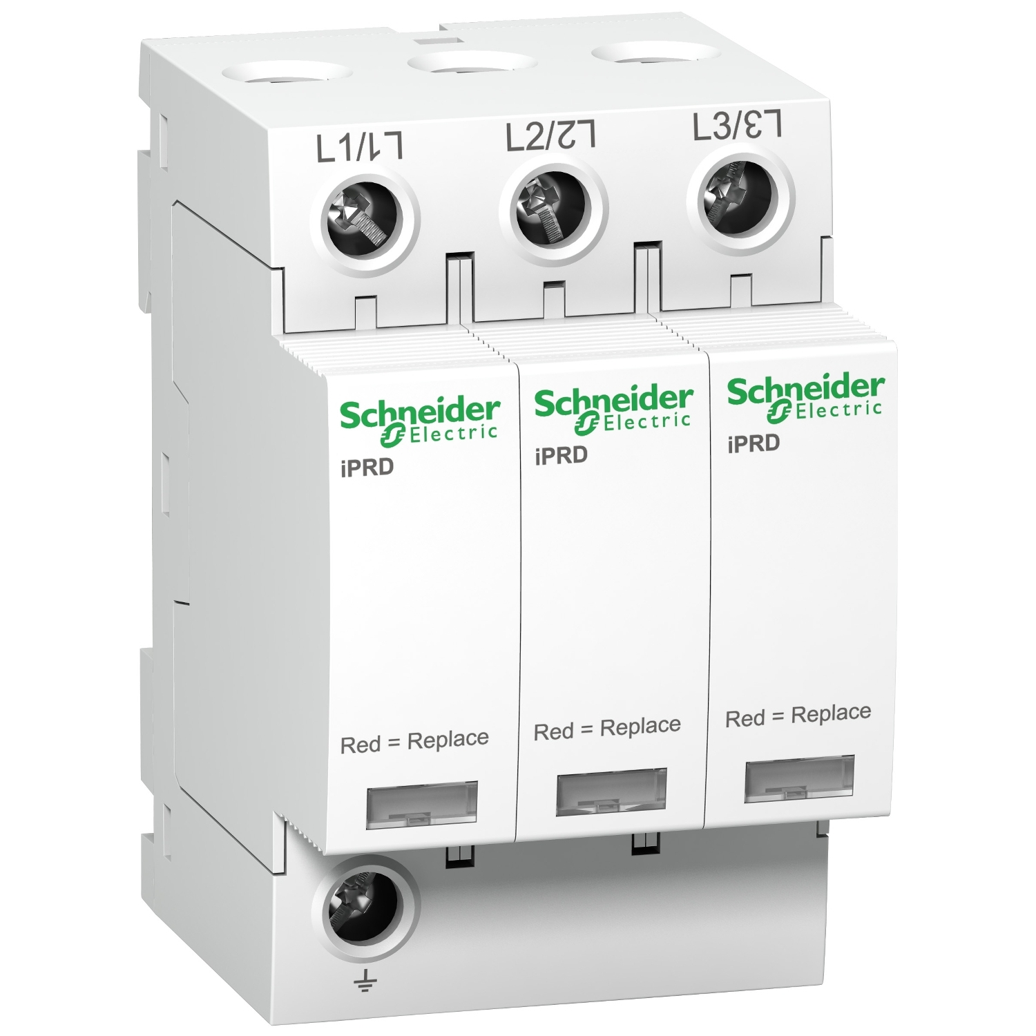 Катоден отводител - 3P - 350V - с дистанционна комуникация - SCHNEIDER ELECTRIC Acti 9 iPRD A9L40301