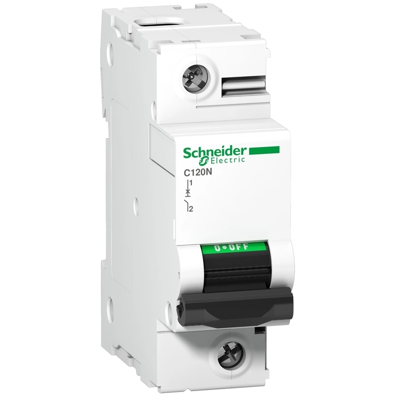 Миниатюрен автоматичен прекъсвач C120N - 1P - 100A - C крива - SCHNEIDER ELECTRIC Acti 9 C120 A9N18358