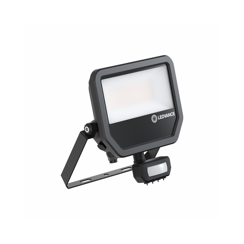 LED прожектор FL 50 SN P 41W 6KLM 840 неутрална бяла светлина, PS SY 100 BK LEDV 145lm/W, Черен - LEDVANCE FLOODLIGHT SENSOR 50