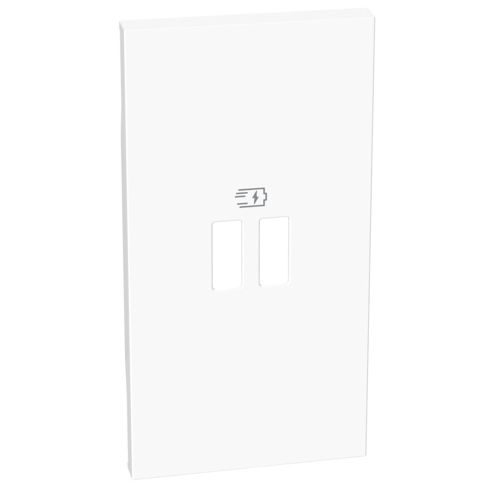 Лицев панел за Розетка USB 2М за K4293CC, K4294C Бял  - bticino Living Now KW12PD