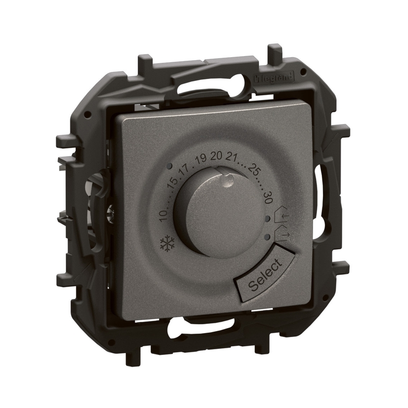 Термостат 10-30°C  max. 8A 230VA Сив  - Legrand Niloe New NP670MG