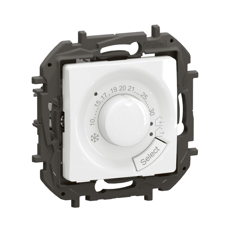 Термостат 10-30°C  max. 8A 230VA Бял  - Legrand Niloe New NP670WH