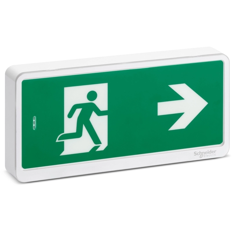 Аварийно осветително тяло, Exiway Light, Избираема продължителност, до 110 lm, IP42, LED - Schneider Electric Exiway LightSchneider Electric OVA44122