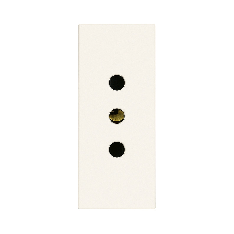 Контакт италиански стандарт 2P+E 16A 1M SICURY защита White  - VIMAR LINEA 30201.B