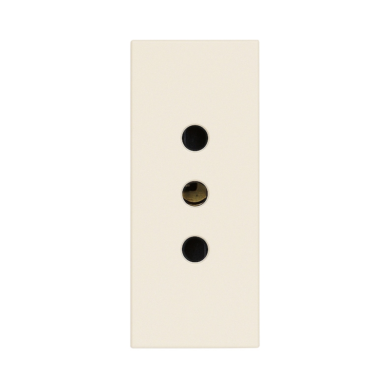 Контакт италиански стандарт 2P+E 16A 1M SICURY защита Canvas  - VIMAR LINEA 30201.C