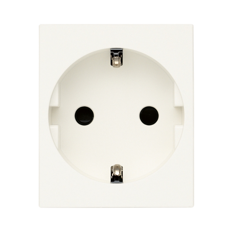 Контакт Шуко 2P+E 16A 2M SICURY защита White  - VIMAR LINEA 30208.B