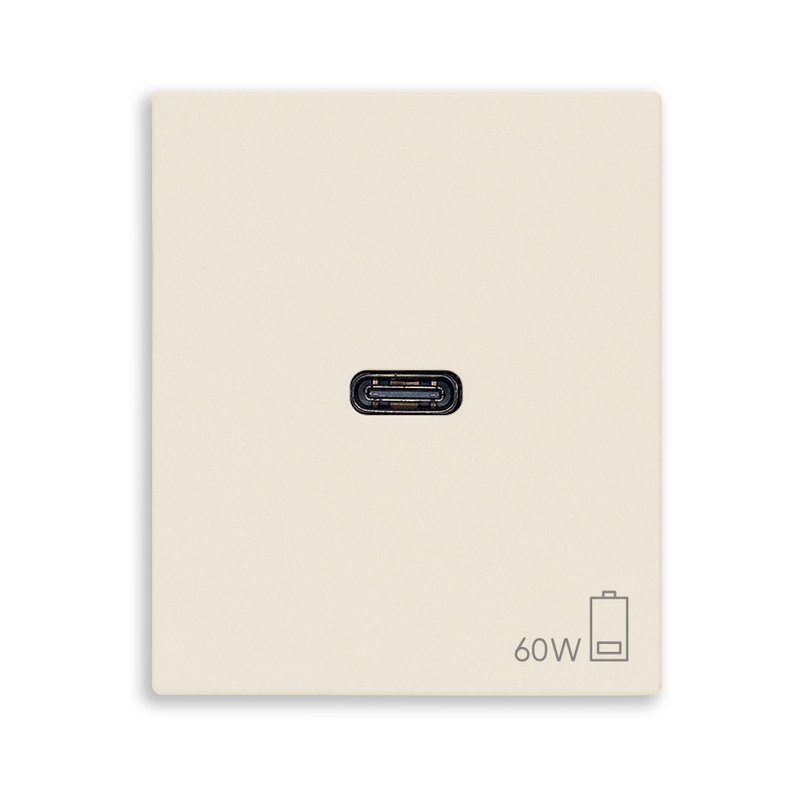 Розетка USB тип C Power Delivery 60W 2M Canvas  - VIMAR LINEA 30298.60C