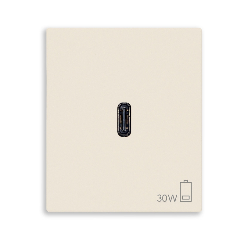 Розетка USB тип C Power Delivery 30W 2M Canvas  - VIMAR LINEA 30298.C