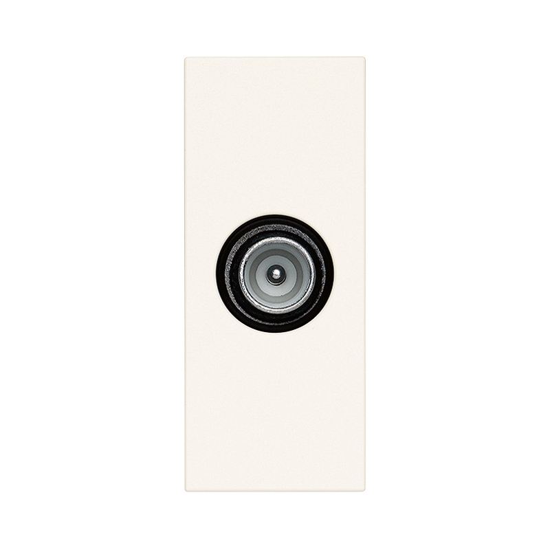 TV розетка коаксиална преходна мъжка 10dB 1M White  - VIMAR LINEA 30300.10B
