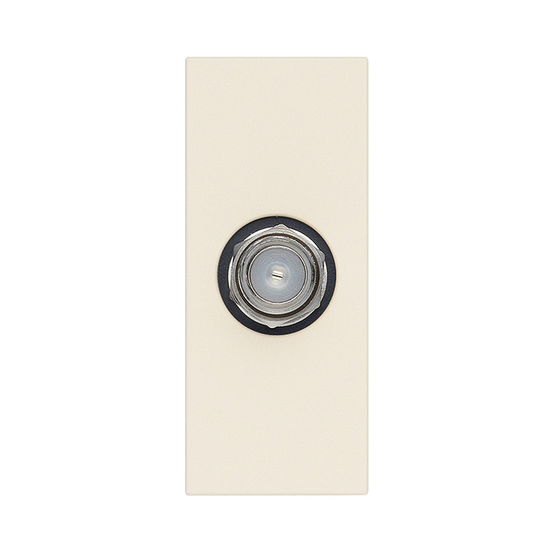 TV розетка коаксиална F-тип конектор 1M Canvas  - VIMAR LINEA 30318.C