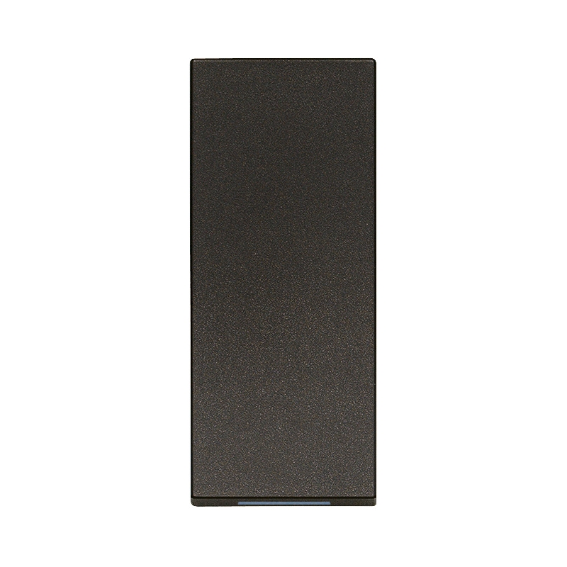 Лицев панел с вертикална подсветка за In-line механизъм 1M Black  - VIMAR LINEA 31000S.G