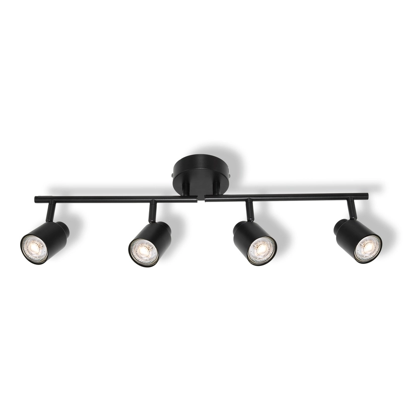 Декоративен спот прожектор PRIMAL 4XGU10, черен - OSRAM