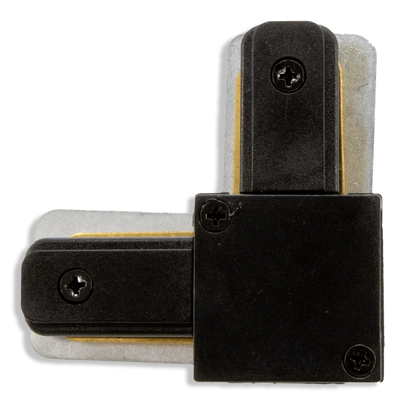 Конектор за 1-фазна шина L TYPE, черен - OSRAM