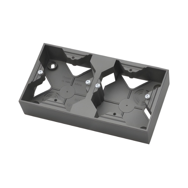 Конзола 2x открит монтаж Aria Сив мат - OSPEL Aria PNP-2U/70