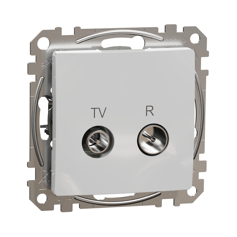 TV/R Розетка преходна 7dB Алуминий  - Schneider Electric Sedna Design SDD113474R