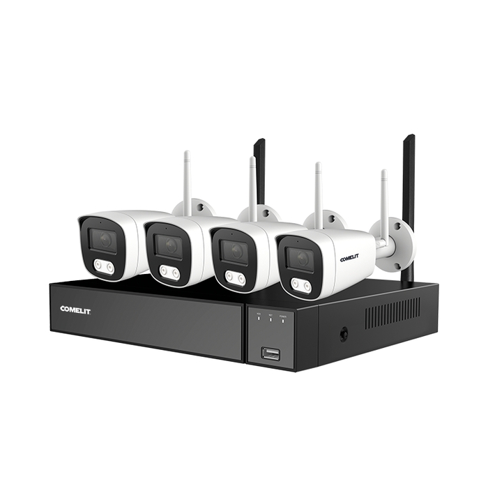 Wi-Fi комплект, NVR, 4 булет IP камери 5 MP, HDD 1 TB - Comelit WIKIT004S05NA