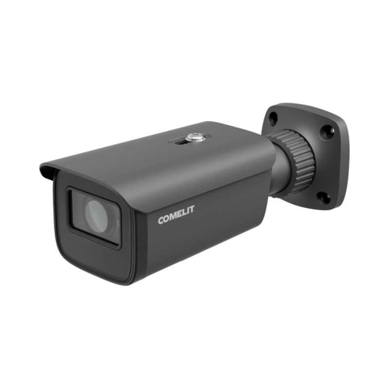 IP булет камера 4 MP, 2.8 mm, фиксиран обектив, сив корпус - Comelit IPBCAMA04FCB