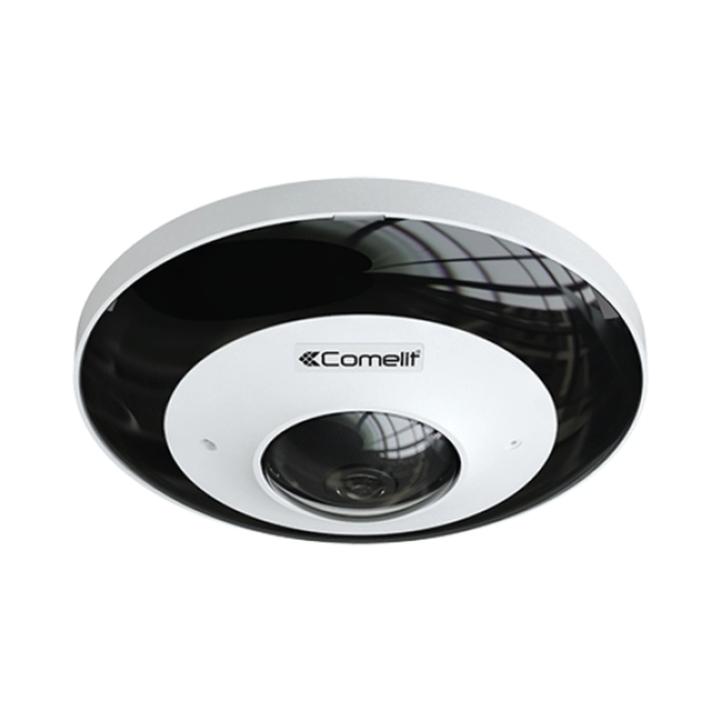 Fisheye IP камера – 6 MP, фиксиран обектив 1.07 mm, 360° зрителен ъгъл - Comelit IPFCAMA06FA